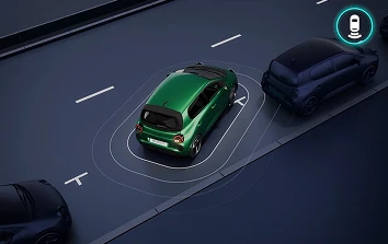 Front, rear and side park assist 